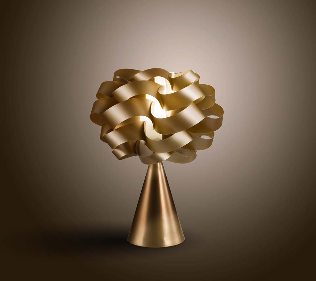 Cloud cono - New Gold - una lampada per Natale